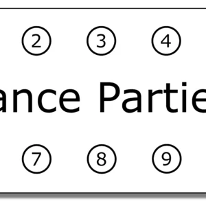 Dance Party Punch Card