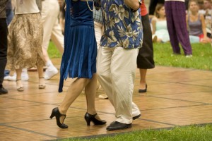 dancers in the park