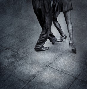 Tango dancers