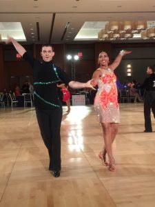 student competitors at NY/NJ Dancesport Challenge