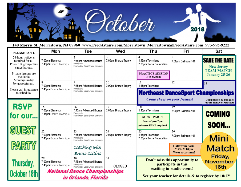 fall events morristown nj