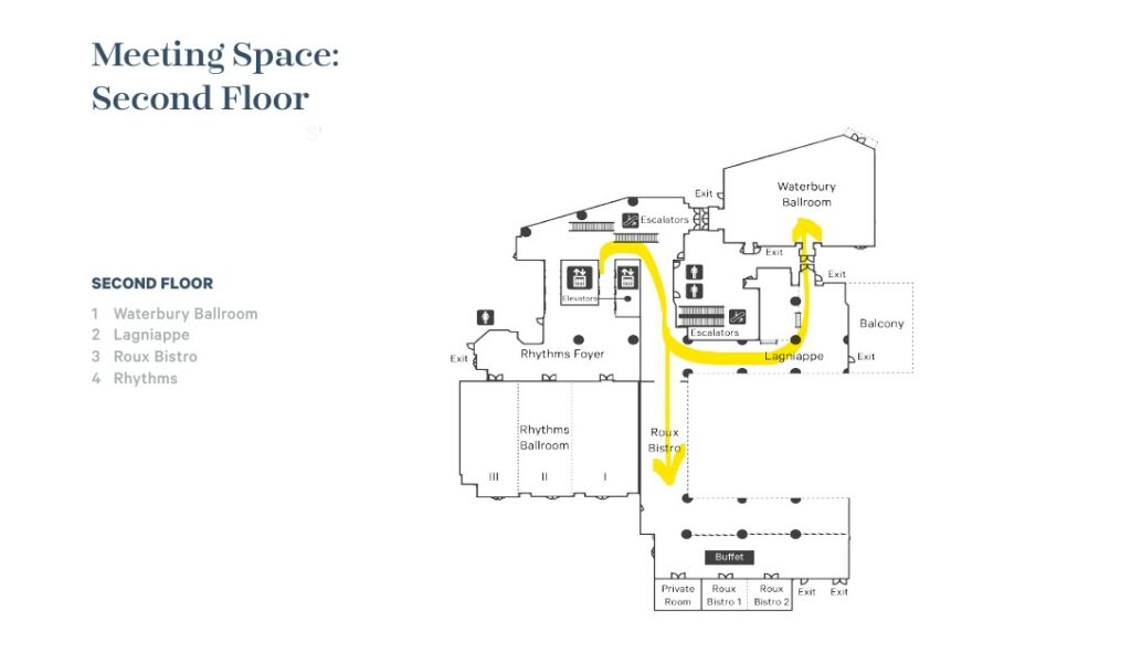 Fred Astaire Conference & Training - FACT 2Nd Floor Floor Plan - Fact