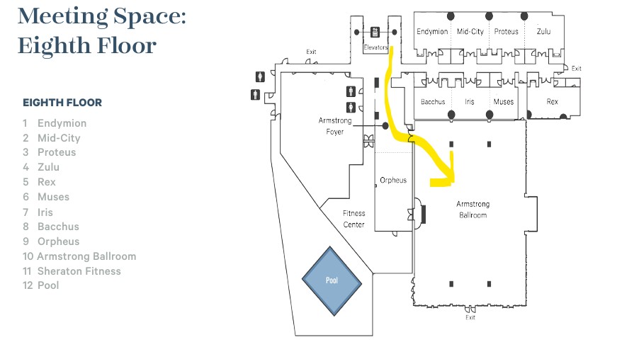 Fred Astaire Conference & Training - FACT Armstrong 8Th Floor Plan - Fact